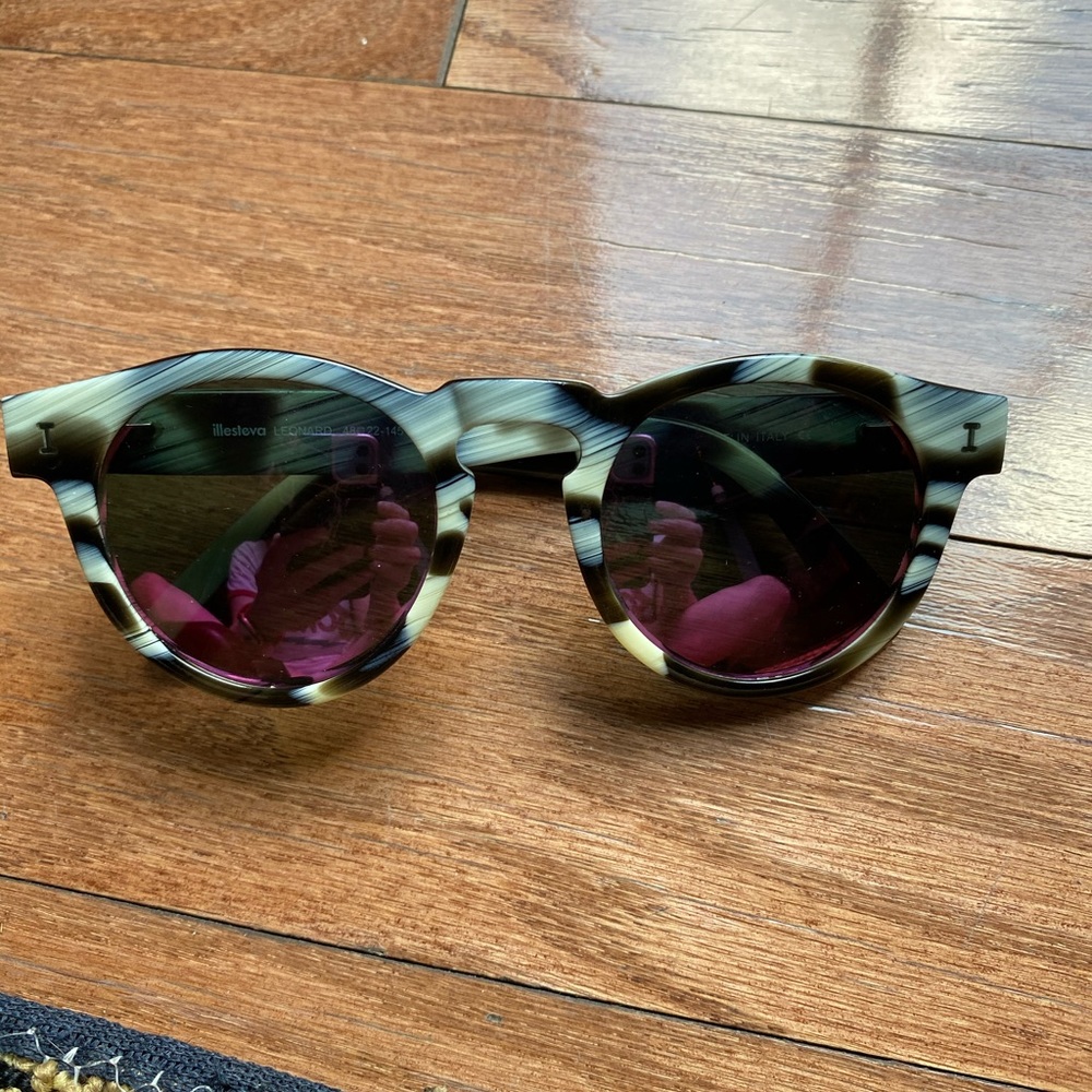 ILLESTEVA - Leonard Brush Tortoise sunglasses